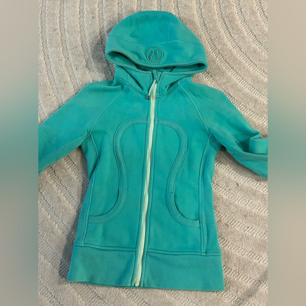 Lululemon Scuba Hoodie II in Bali Breeze/Fresh Teal - Size 2 - Picture 7 of 15